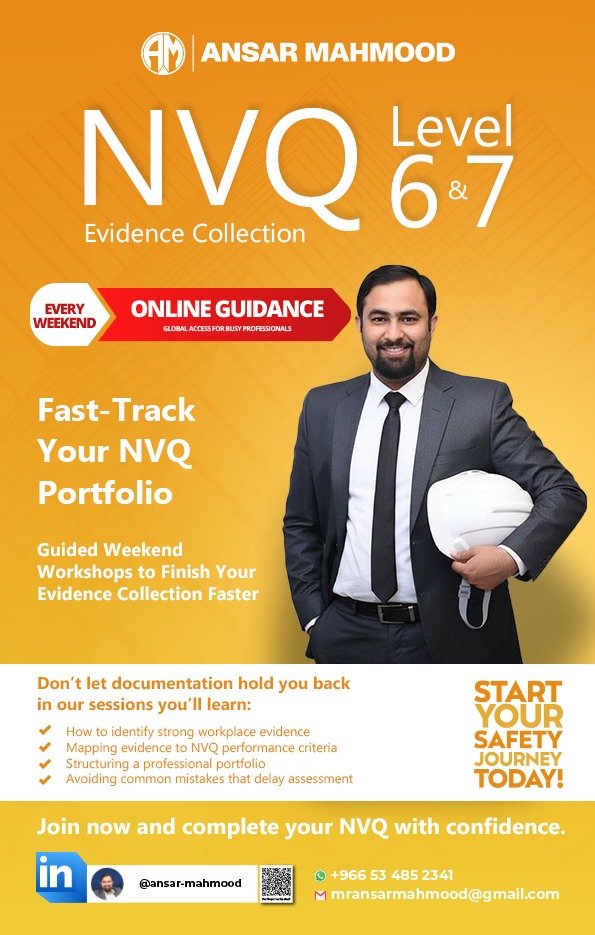 NVQ Level 6 & 7 Evidence Collection — Online Guidance by Ansar Mahmood